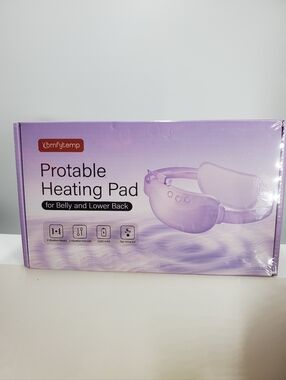 Comfytemp Portable Belly & Back Heating Pad for Period Cramps, FSA Purple NEW